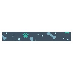 Bons Foot Prints Pattern Background Make Up Case (Medium) from ArtsNow.com Zipper Front