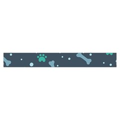 Bons Foot Prints Pattern Background Make Up Case (Large) from ArtsNow.com Zipper Back