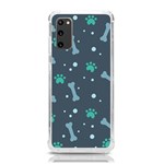 Bons Foot Prints Pattern Background Samsung Galaxy S20 6.2 Inch TPU UV Case