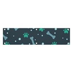 Bons Foot Prints Pattern Background Banner and Sign 4  x 1 