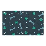 Bons Foot Prints Pattern Background Banner and Sign 5  x 3 