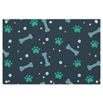 Bons Foot Prints Pattern Background Banner and Sign 6  x 4 
