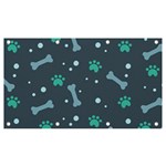 Bons Foot Prints Pattern Background Banner and Sign 7  x 4 