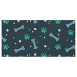 Bons Foot Prints Pattern Background Banner and Sign 8  x 4 