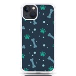 Bons Foot Prints Pattern Background iPhone 13 TPU UV Print Case