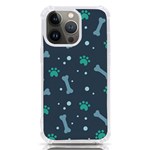 Bons Foot Prints Pattern Background iPhone 13 Pro TPU UV Print Case