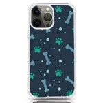 Bons Foot Prints Pattern Background iPhone 13 Pro Max TPU UV Print Case