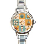 Nautical Elements Collection Round Italian Charm Watch
