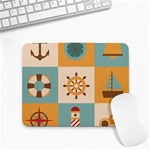 Nautical Elements Collection Small Mousepad