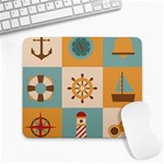 Nautical Elements Collection Large Mousepad