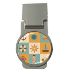 Nautical Elements Collection Money Clips (Round) 