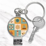 Nautical Elements Collection Nail Clippers Key Chain