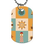 Nautical Elements Collection Dog Tag (One Side)