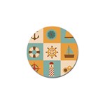 Nautical Elements Collection Golf Ball Marker (4 pack)
