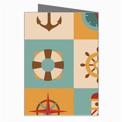 Nautical Elements Collection Greeting Card from ArtsNow.com Right