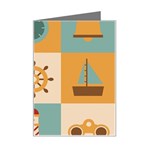 Nautical Elements Collection Mini Greeting Card