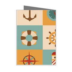Nautical Elements Collection Mini Greeting Card from ArtsNow.com Right