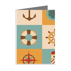 Nautical Elements Collection Mini Greeting Cards (Pkg of 8) from ArtsNow.com Right