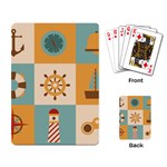 Nautical Elements Collection Playing Cards Single Design (Rectangle)