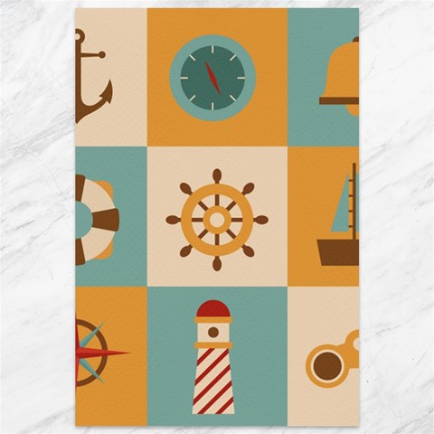 Nautical Elements Collection Canvas 12  x 18  from ArtsNow.com 11.88 x17.36  Canvas - 1