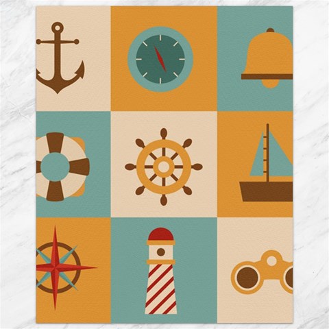 Nautical Elements Collection Canvas 16  x 20  from ArtsNow.com 15.75 x19.29  Canvas - 1