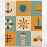 Nautical Elements Collection Canvas 16  x 20 
