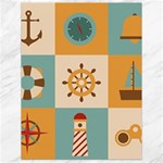 Nautical Elements Collection Canvas 18  x 24 