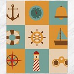 Nautical Elements Collection Canvas 20  x 24 