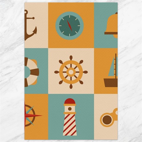 Nautical Elements Collection Canvas 20  x 30  from ArtsNow.com 19.62 x28.9  Canvas - 1
