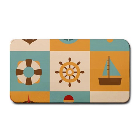 Nautical Elements Collection Medium Bar Mat from ArtsNow.com 16 x8.5  Bar Mat