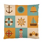 Nautical Elements Collection Standard Cushion Case (One Side)