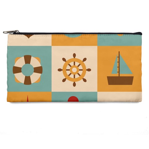 Nautical Elements Collection Pencil Case from ArtsNow.com Front