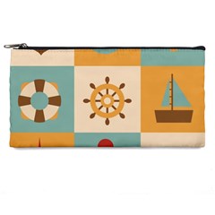 Nautical Elements Collection Pencil Case from ArtsNow.com Front