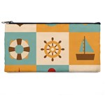Nautical Elements Collection Pencil Case