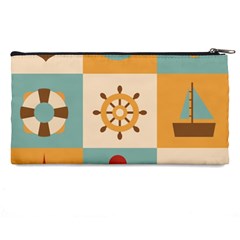 Nautical Elements Collection Pencil Case from ArtsNow.com Back