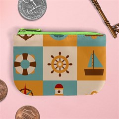 Nautical Elements Collection Mini Coin Purse from ArtsNow.com Front