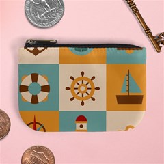 Nautical Elements Collection Mini Coin Purse from ArtsNow.com Front