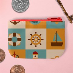 Nautical Elements Collection Mini Coin Purse from ArtsNow.com Back