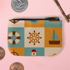 Nautical Elements Collection Mini Coin Purse from ArtsNow.com Back
