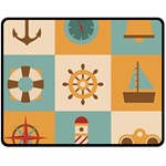Nautical Elements Collection Fleece Blanket (Medium)
