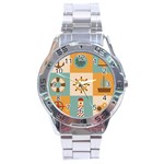 Nautical Elements Collection Stainless Steel Analogue Watch