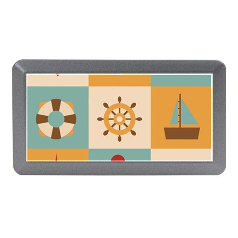 Nautical Elements Collection Memory Card Reader (Mini) from ArtsNow.com Front