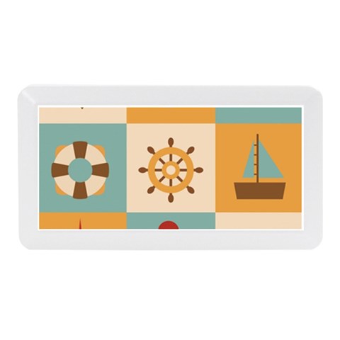 Nautical Elements Collection Memory Card Reader (Mini) from ArtsNow.com Front