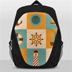 Nautical Elements Collection Backpack Bag
