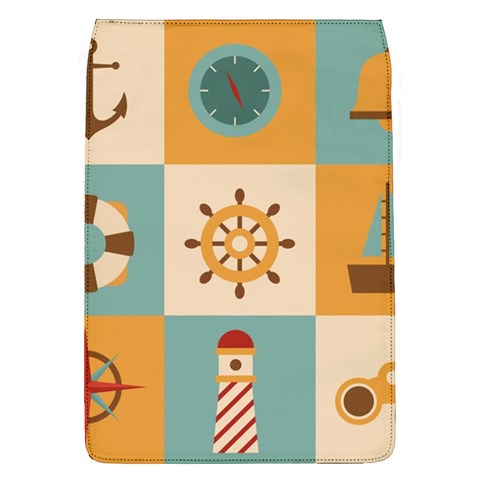 Nautical Elements Collection Removable Flap Cover (L) from ArtsNow.com Front