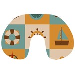 Nautical Elements Collection Travel Neck Pillow