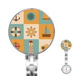 Nautical Elements Collection Stainless Steel Nurses Watch