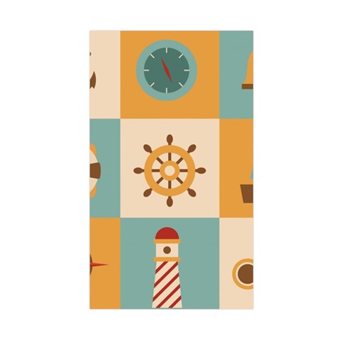 Nautical Elements Collection Duvet Cover Double Side (Single Size) from ArtsNow.com Front