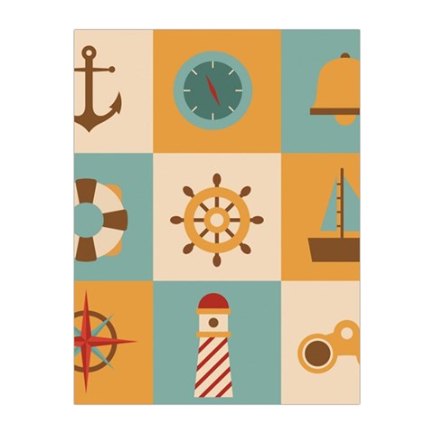 Nautical Elements Collection Medium Tapestry from ArtsNow.com Front