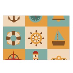 Nautical Elements Collection Waist Pouch (Small) from ArtsNow.com Loop